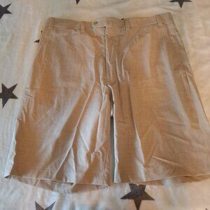Antas Size 38 Malibu Beige Shorts by Botto Giuseppe 96% Wool 4% Spandex